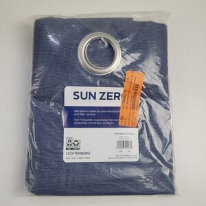 NEW Sun Zero One Panel Grommet Curtain 'Indigo' 50 X 84 CT13